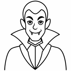 Dracula  Silhouette Vector illustration