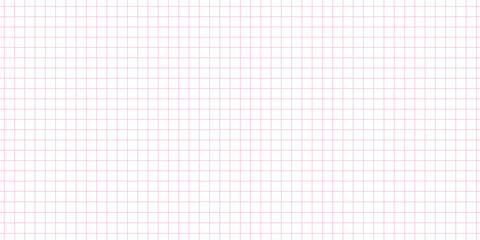Pink graph paper. Abstract grid color squared background. Geometric plotting paper for school education, wallpaper, textures, notebook. 