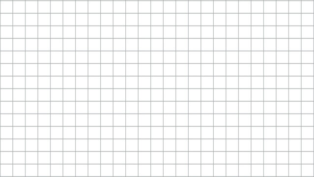 Grid on a white background, vector illustration. Geometric plotting paper for school education, wallpaper, textures, notebook.