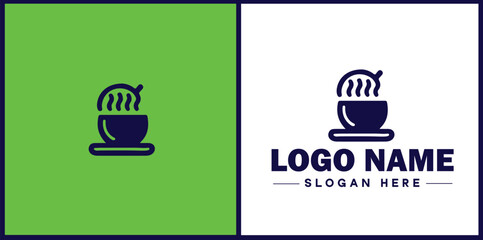 Deli icon Delicatessen Delicatessen shop Gourmet food store flat logo sign symbol editable vector