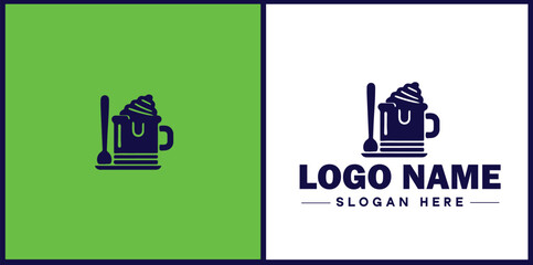 Fototapeta premium Deli icon Delicatessen Delicatessen shop Gourmet food store flat logo sign symbol editable vector