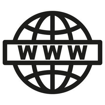 recommend clip art: Website icon.Vector www icon.