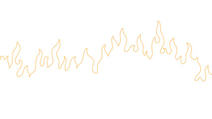 Abstract Fire Background. Abstract flame Background. doodle fire background. Fire outline. Fire flame continue line.