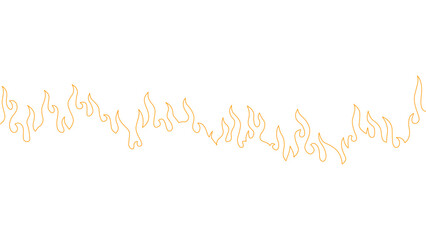 Abstract Fire Background. Abstract flame Background. doodle fire background. Fire outline. Fire flame continue line.