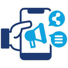 Mobile Marketing Icon