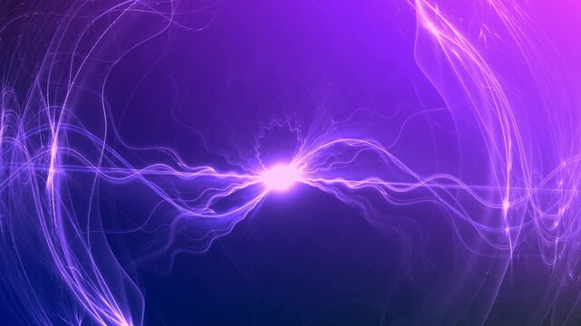 energievoller leuchtender wellenf&ouml;rmiger, Lichtschweif, Blitz, Energie, Reaktion, Spannung, Technik, Wissenschaft, Elektrizit&auml;t, Dynamik, futuristisch, Astrologie, Stern, Spannung, blau
