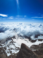 Veduta dalla capanna margherita