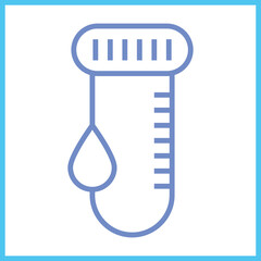 Medical Test Tube icon Design