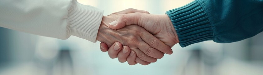 Fototapeta premium A patient receiving aid for urolithiasis through a community health network, detailed interaction, Realism, Photography, Warm tones, Compassionate and inclusive 8K , high-resolution, ultra HD,up32K HD