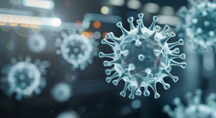 Coronavirus Particles in Air