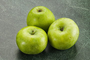 Sweet and juicy green apple