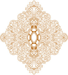 Baroque engraved. Victorian floral ornamental borders, vintage decorative frame elements. Vector illustration royal set for wedding invitation and greeting cards, ornaments romantic invitations