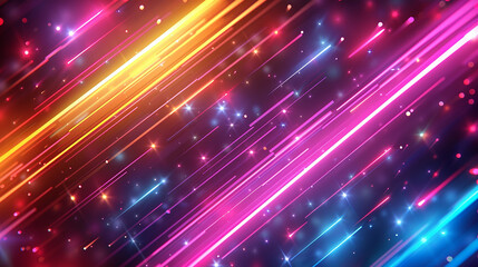 Fototapeta premium abstract and eye catching background with glowing lights