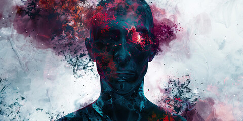 Abstract Portrait Infinite Hours: Exploring the Depths of Long Days