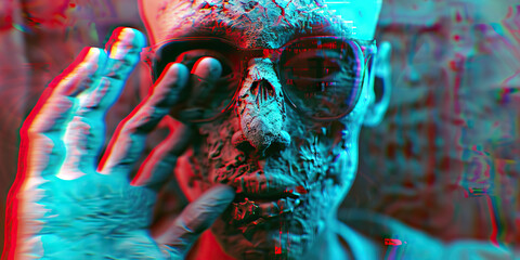 Abstract Portrait Infinite Hours: Exploring the Depths of Long Days