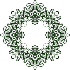 Baroque engraved. Victorian floral ornamental borders, vintage decorative frame elements. Vector illustration royal set for wedding invitation and greeting cards, ornaments romantic invitations