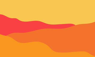 abstract orange background with waves