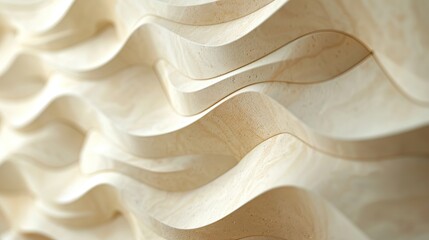 Obraz premium Abstract White Wavy Textures. Marble or stone mural background and wallpaper. AI generated image