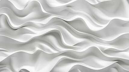 Fototapeta premium Abstract White Wavy Textures. Marble mural background and wallpaper. AI generated image