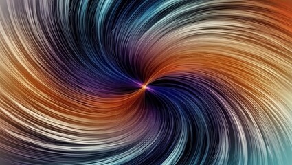 Dynamic Vortex Patterns Creating Swirling Motion Background 