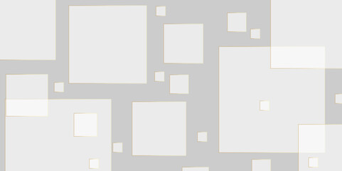 Abstract elegant background white and gray squares texture. Abstract white and grey geometric overlapping square pattern abstract futuristic background design. data concept. vector illustration.