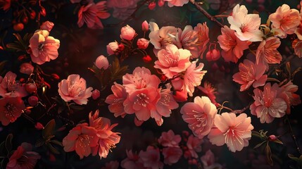 Gorgeous Blossom Amidst Shadows