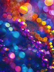 Bright lights cluster, ideal for use in product or event promotions