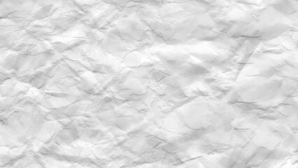 Crumpled white paper background texture