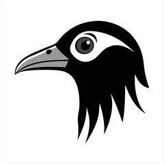 Vector Illustration Silhouette Beautiful Birds collection isolated on a white background