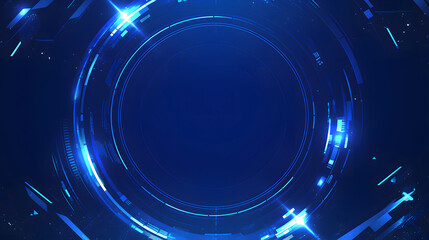 Obraz premium Blue technology background