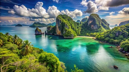 Sea view and islands