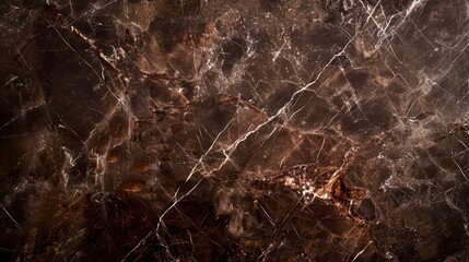 A photograph of polished brown marble