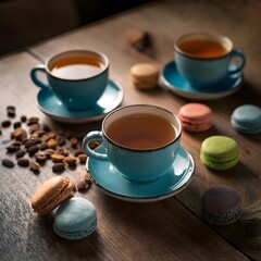 Cup of tea and cookies
