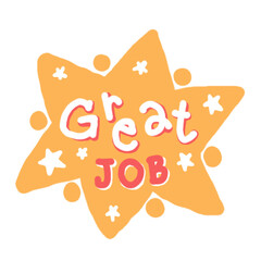 Badges icon sticker pastel greatjob