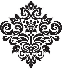 Ornament silhouette vector art illustration. floral vine, border, Black Elements Vector design.