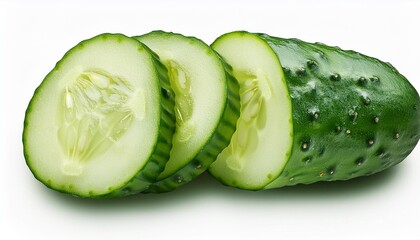 cucumber on white