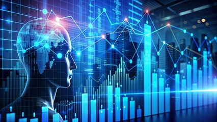 Modern AI Financial Analysis Technology Concept