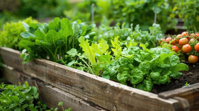 Plant vegetables in the cold frame for self sufficiency
