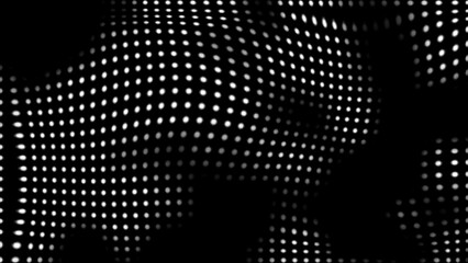 Abstract halftone wave dotted background. Futuristic twisted grunge pattern, dot, circles. Vector modern optical pop art texture for posters, business cards, cover, labels mock-up, stickers layout
