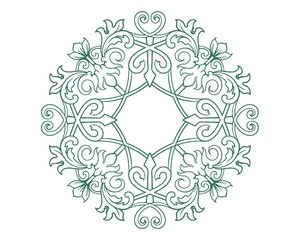 Baroque engraved. Victorian floral ornamental borders, vintage decorative frame elements. Vector illustration royal set for wedding invitation and greeting cards, ornaments romantic invitations