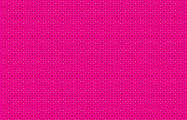 The design displays a pattern consisting of small white dots arranged in diagonal rows on a pink background. Each dot is equidistant from its neighboring dots, creating a uniform and orderly grid-like