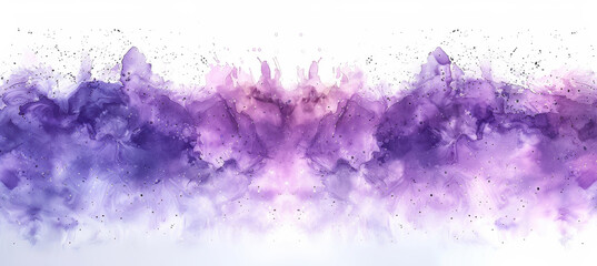 Obraz premium Minimalist Purple Watercolor Art