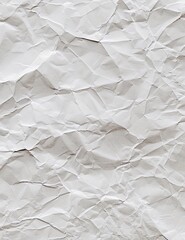 Fototapeta premium Foglio di carta bianco spiegazzato