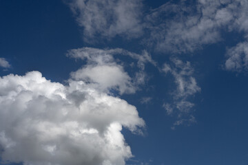 Farben den Natur, am Himmel Bilderbuch Wolken