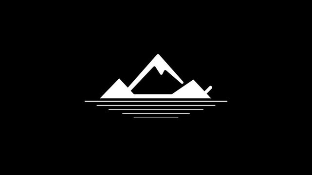 Mountain Travel icon Animation: Dreamy Icon Animation for Adventure, Exploration, and Nature Lovers
