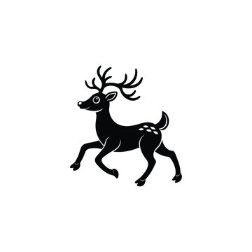 recommend clip art: deer silhouette vector deer, animal, reindeer, vector, silhouette, illustration, cartoon, mammal, christmas, wild, isolated, nature, black, horse, white, antlers, antler, stag, horn, art, wildlife, br