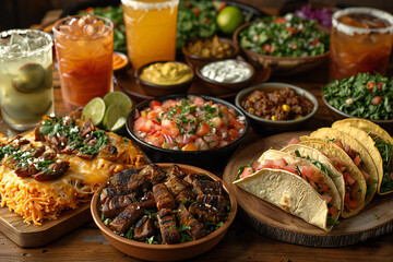 Traditional Mexican Cuisine and Drinks