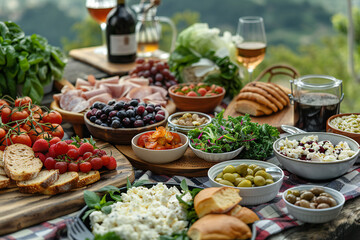 Fototapeta premium Summer Picnic Setup