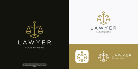 minimalist justice law logo design inspiration.