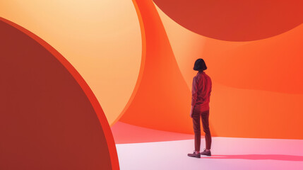 Highlight a graphic design project that uses minimal text, ample white space, and a restrained color palette to convey a clear and impactful message. 